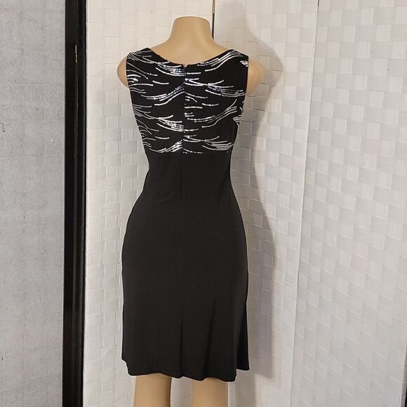 BRAND NEW JBS SIDE RUCHED SLEEVELESS   WITHD ROUNDNECK LINE MINI DRESS - Picture 4 of 13